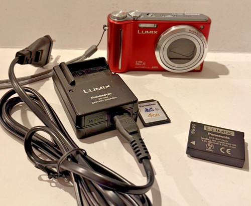 Panasonic lumix dmc tz7 rosso - lumix, dmc-tz7