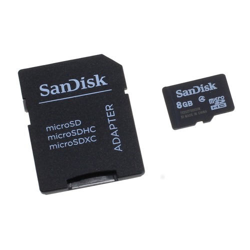 Scheda memoria sandisk 8 - scheda,