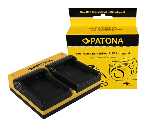 Caricabatteria usb dual - dual, patona