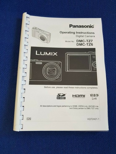 Panasonic dmc tz7 tz6 - panasonic,