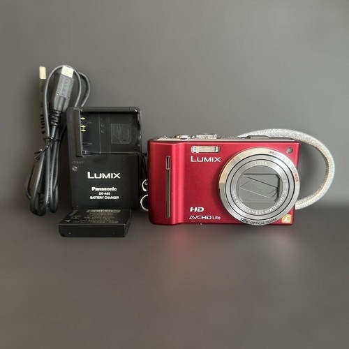 Panasonic lumix dmc - dmc-tz7, rossa
