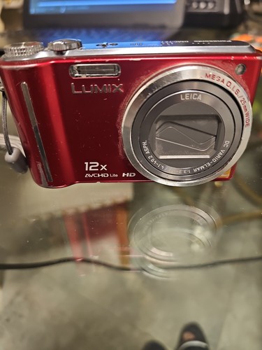 Panasonic lumix dmc - dmc-tz7, rosso